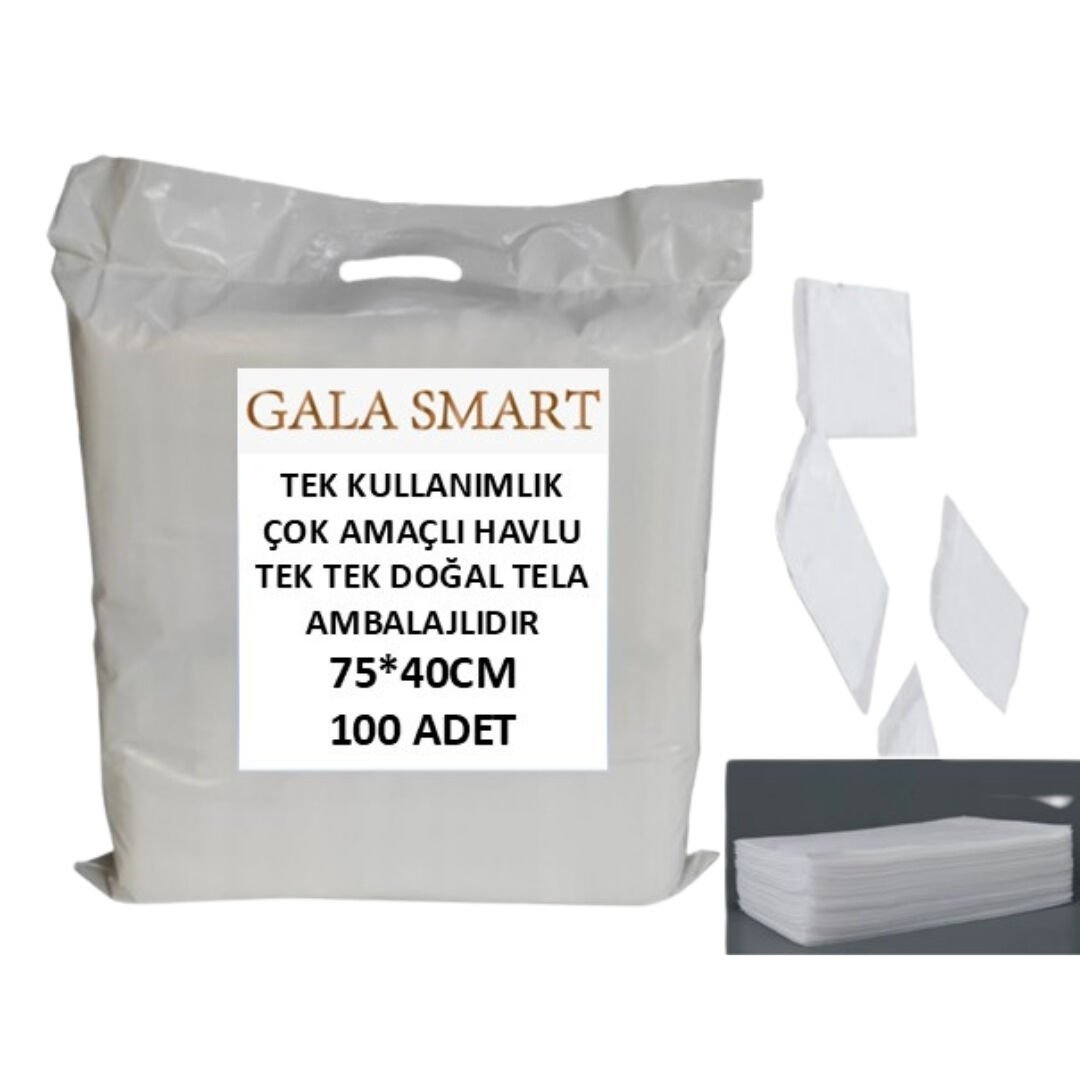 Tek Kullanımlık Havlu 100lü tek tek paketli