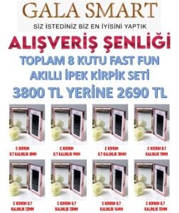 8 Kutu Fastfun İpek Kirpik
