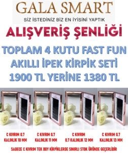 4 Kutu Fast Fun Auto Fan İpek Kirpik