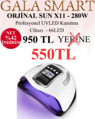 Sun x11 Profesyonel UVLED Kurutma Cihazı - 280 W