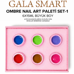 Ombre Nail Art Paleti - Set 1