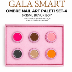 Ombre Nail Art Paleti - Set 4