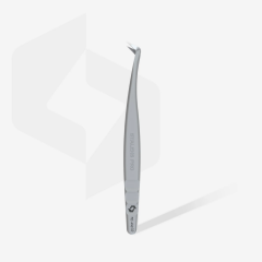 STALEKS EXPERT 44 TYPE 12 Çentikli, L şekilli, 65° profesyonel kirpik uzatma cımbızı