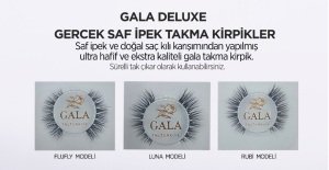 Gala Delux Saf İpek - Rubi Takma Kirpik