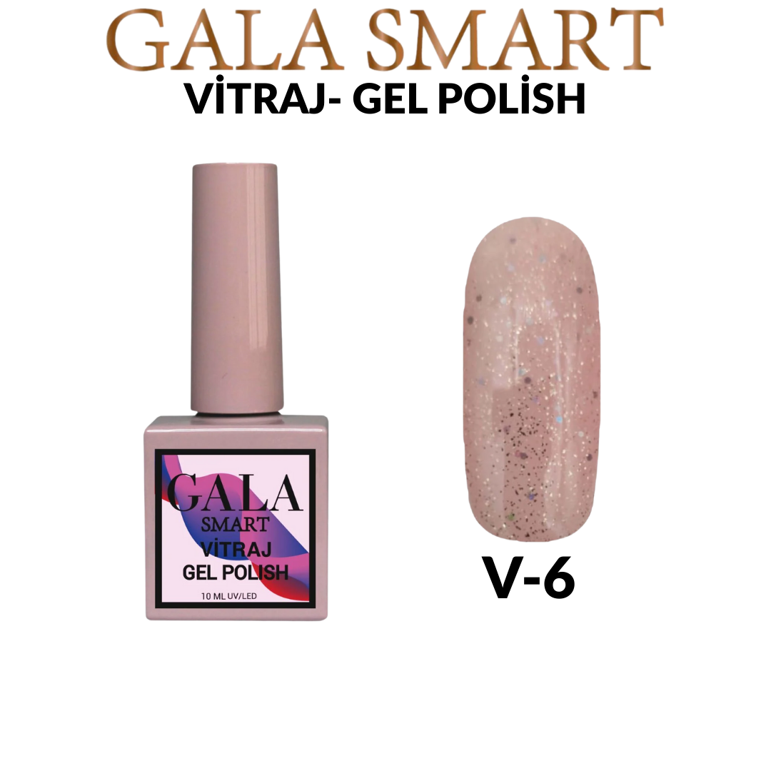 Gala Smart - Vitraj Kalıcı Oje - V6