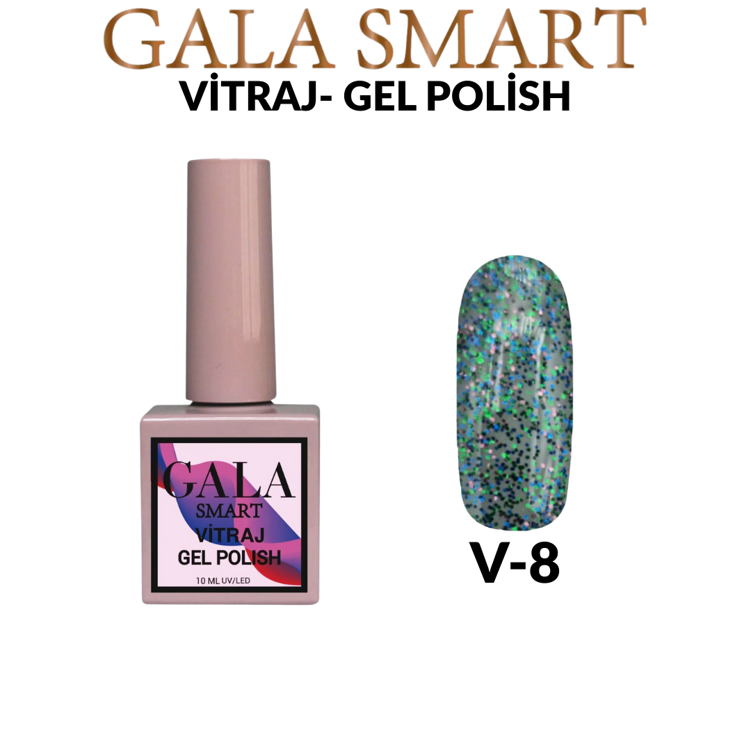 Gala Smart - Vitraj Kalıcı Oje - V8