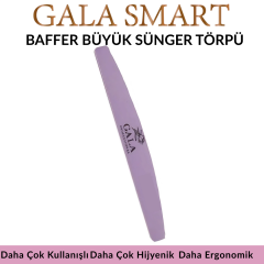 Gala Büyük Mor Baffer sünger Kağıt Törpü 100/180 (1 Adet)