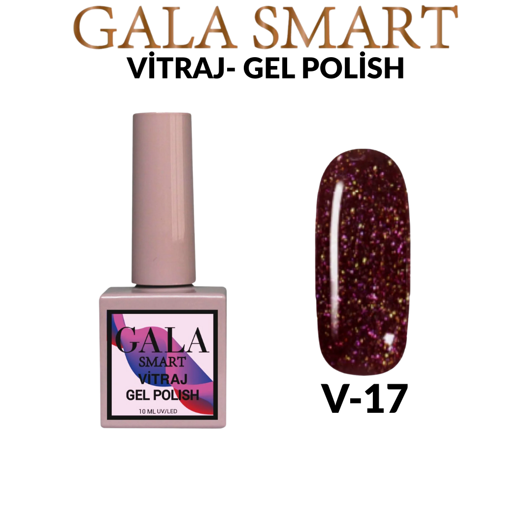 Gala Smart - Vitraj Kalıcı Oje - V17