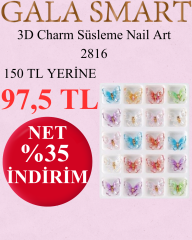 3D Charm Süsleme Nail Art 2816 - Kampanya