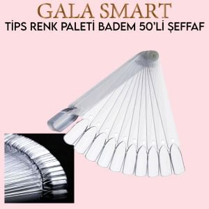 TİPS RENK PALETİ BADEM 50 Lİ - ŞEFFAF KARTELA