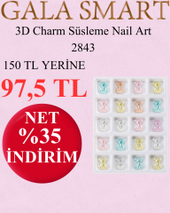 3D Charm Süsleme Nail Art 2843 - Kampanya