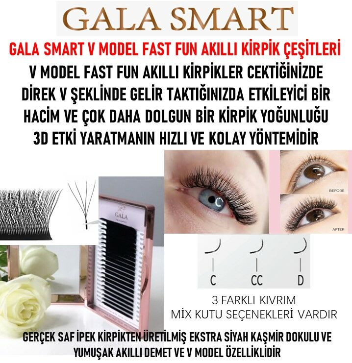 GALA SMART V FAST FUN LASH 0,7 CC MİX