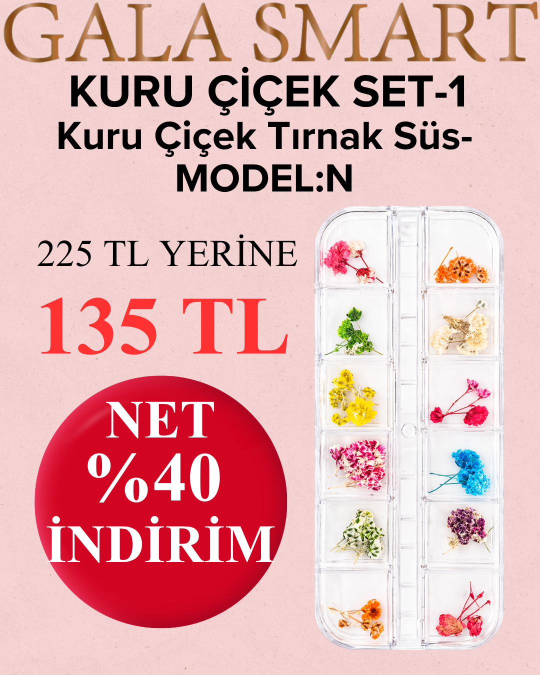 Kuru Çiçek Set - 1