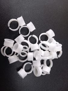 GALA PLASTİK YÜZÜK 200 ADET - BEYAZ