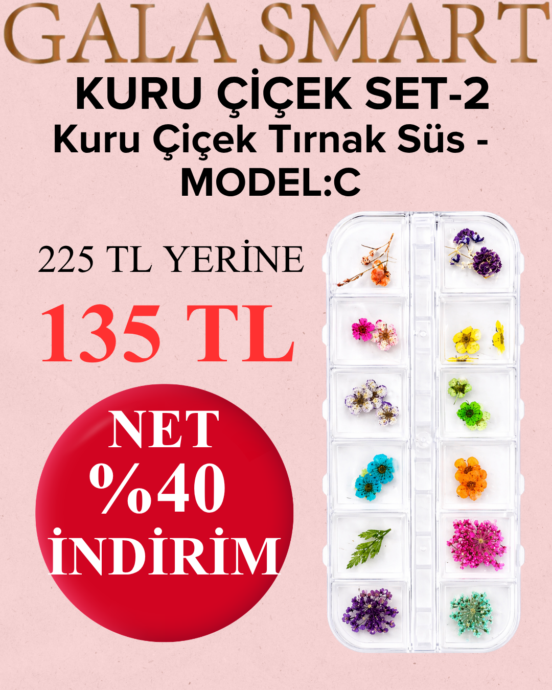 Kuru Çiçek Set - 2