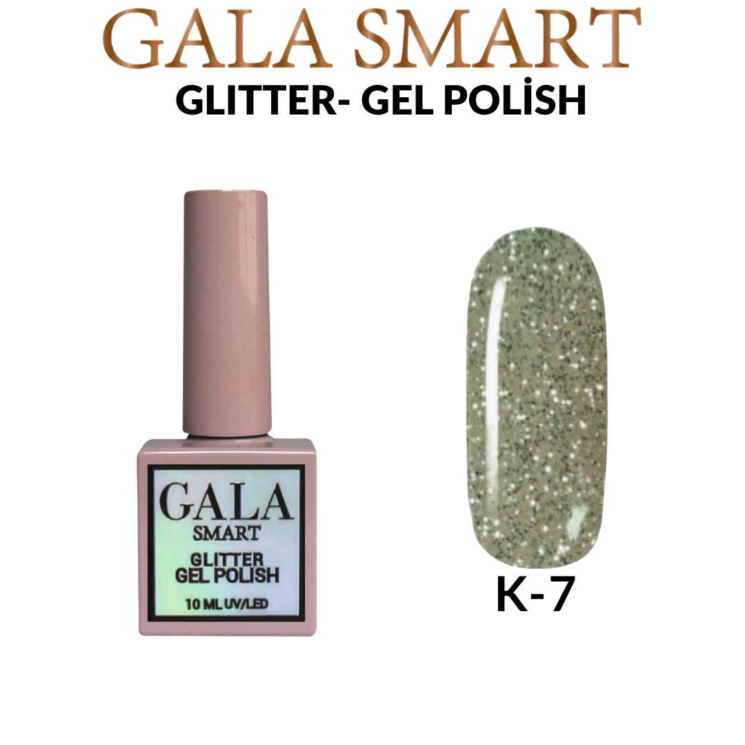 Glitter Kalıcı Oje - 10 ml K-07