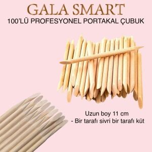 Ahşap Portakal Çubuk 100'lü
