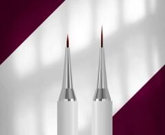 EXCLUSIVE 01/11 Çift taraflı liner fırça 7 mm / jel için 12 mm