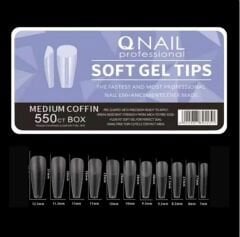 Soft Jel Tips - Medium Coffin 550