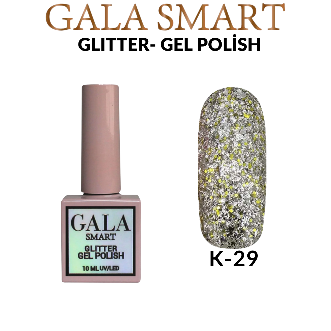 Glitter Kalıcı Oje - 10 ml K-29