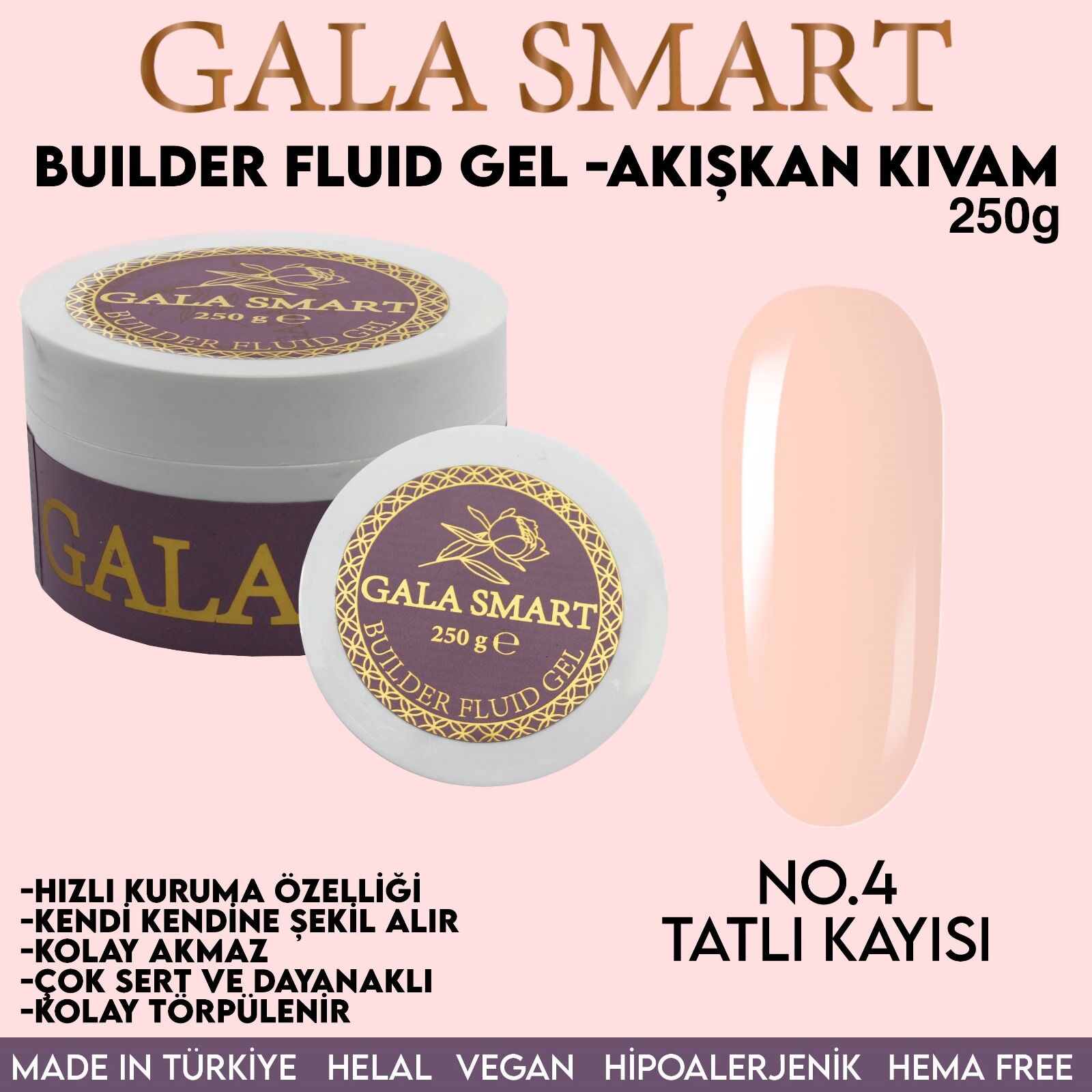 BUİLDER FLUİD GEL 250 G - NO:4