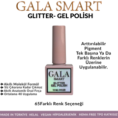 Glitter Kalıcı Oje - 10 ml K-34