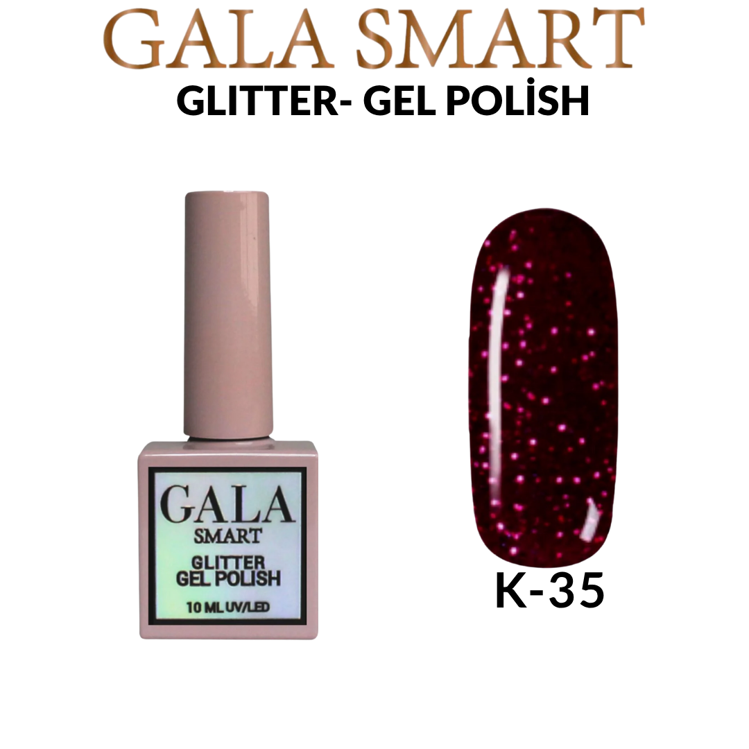 Glitter Kalıcı Oje - 10 ml K-35