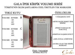 6D Hazır Demet İpek Kirpik - 0.10 C Mix Boy - Hacimli Kirpik