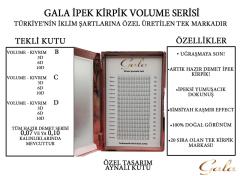 6D Hazır Demet İpek Kirpik - 0.10 C Mix Boy - Hacimli Kirpik