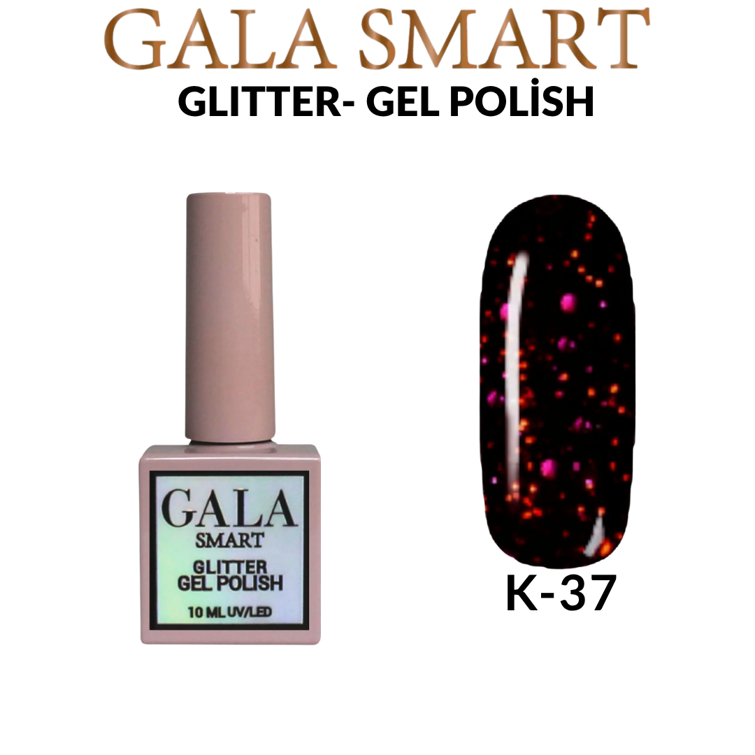 Glitter Kalıcı Oje - 10 ml K-37