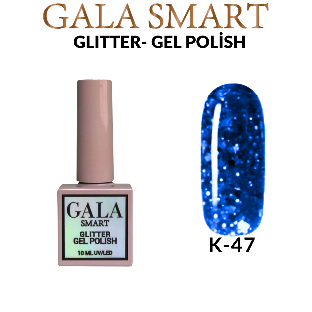 Glitter Kalıcı Oje - 10 ml K- 47