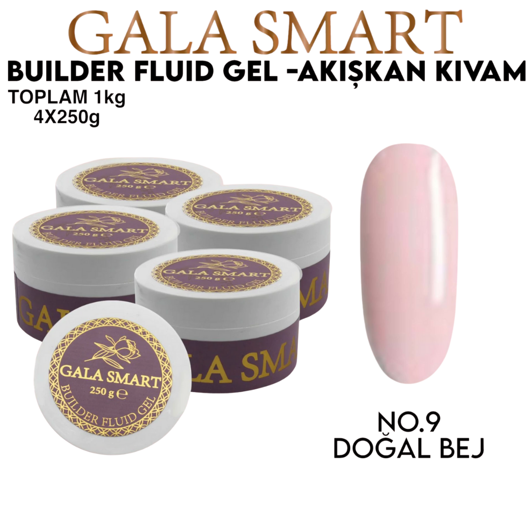 Gala Smart Builder Fluid Gel-Eko Paket 1000 G - NO:09