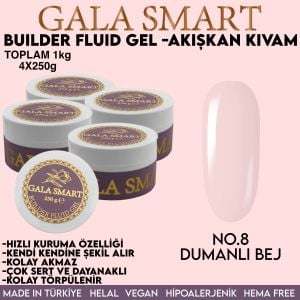 BUİLDER FLUİD GEL - EKO PAKET 1000 G - NO:08
