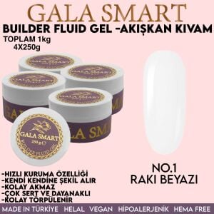 BUİLDER FLUİD GEL - EKO PAKET 1000 G - NO:01