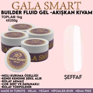 BUİLDER FLUİD GEL - EKO PAKET 1000 G - ŞEFFAF