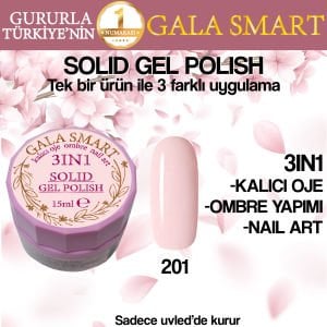 GALA SOLID GEL POLISH 15 ML NO 201