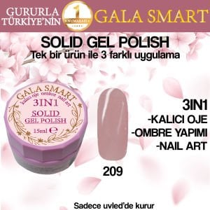 GALA SOLID GEL POLISH 15 ML NO 209