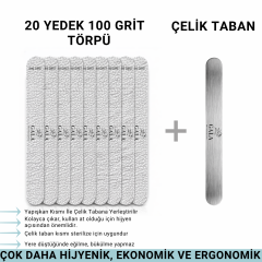 Gala Smart Düz Çelik Taban + 20 Yedek (100 Sertlik)