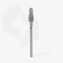 STALEKS EXPERT Sert alaşım kesik koni freze, yeşil, çap 6 mm, çalışma kısmı 14 mm