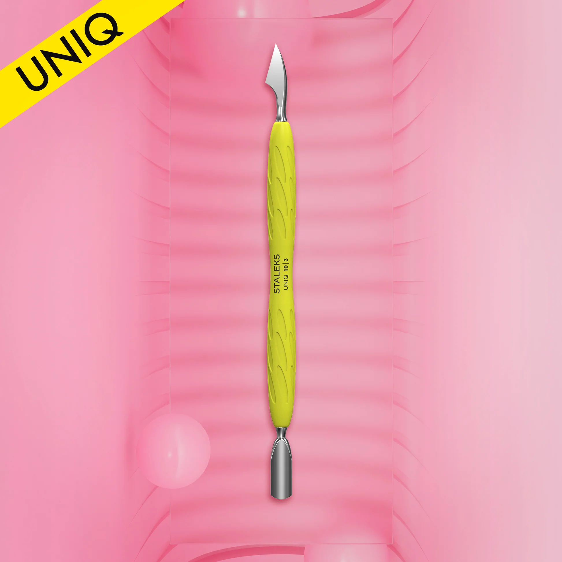 STALEKS UNIQ 10 TYPE 3 Gummy Dar yuvarlak et itici ve çalışma kısmı üçgen olan et itici