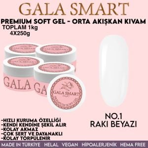 PREMİUM GEL - EKO PAKET 1000 G - NO:1 RAKI BEYAZI