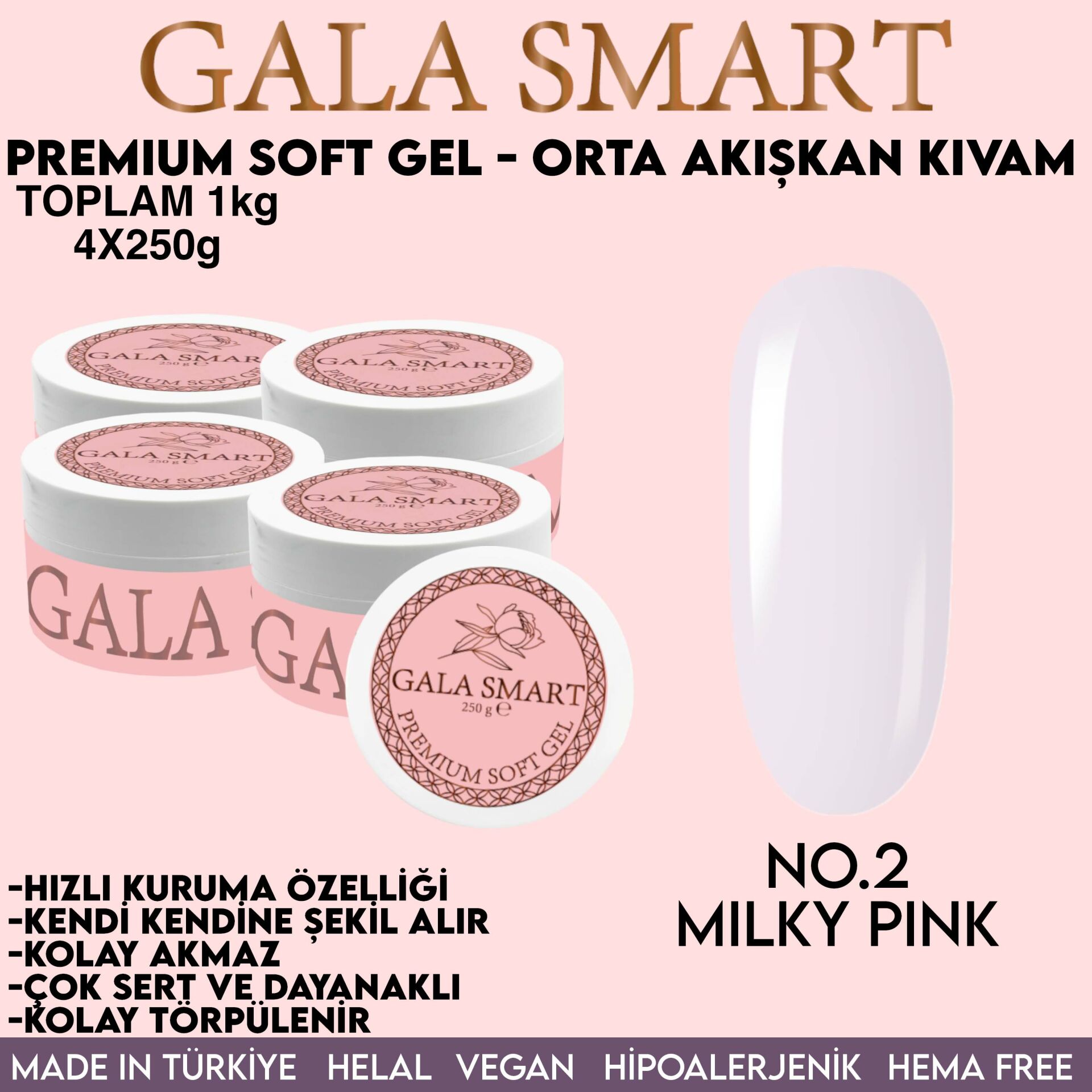 PREMİUM GEL - EKO PAKET 1000 G - NO:2