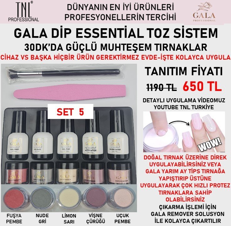 GALA DİP  ESSENTİAN SİSTEM CİHAZSIZ 30 DK. SET:5