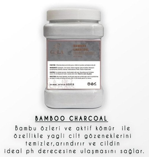 Gala Peel Off Toz Jel Maske Bamboo Charcoal 680 gr