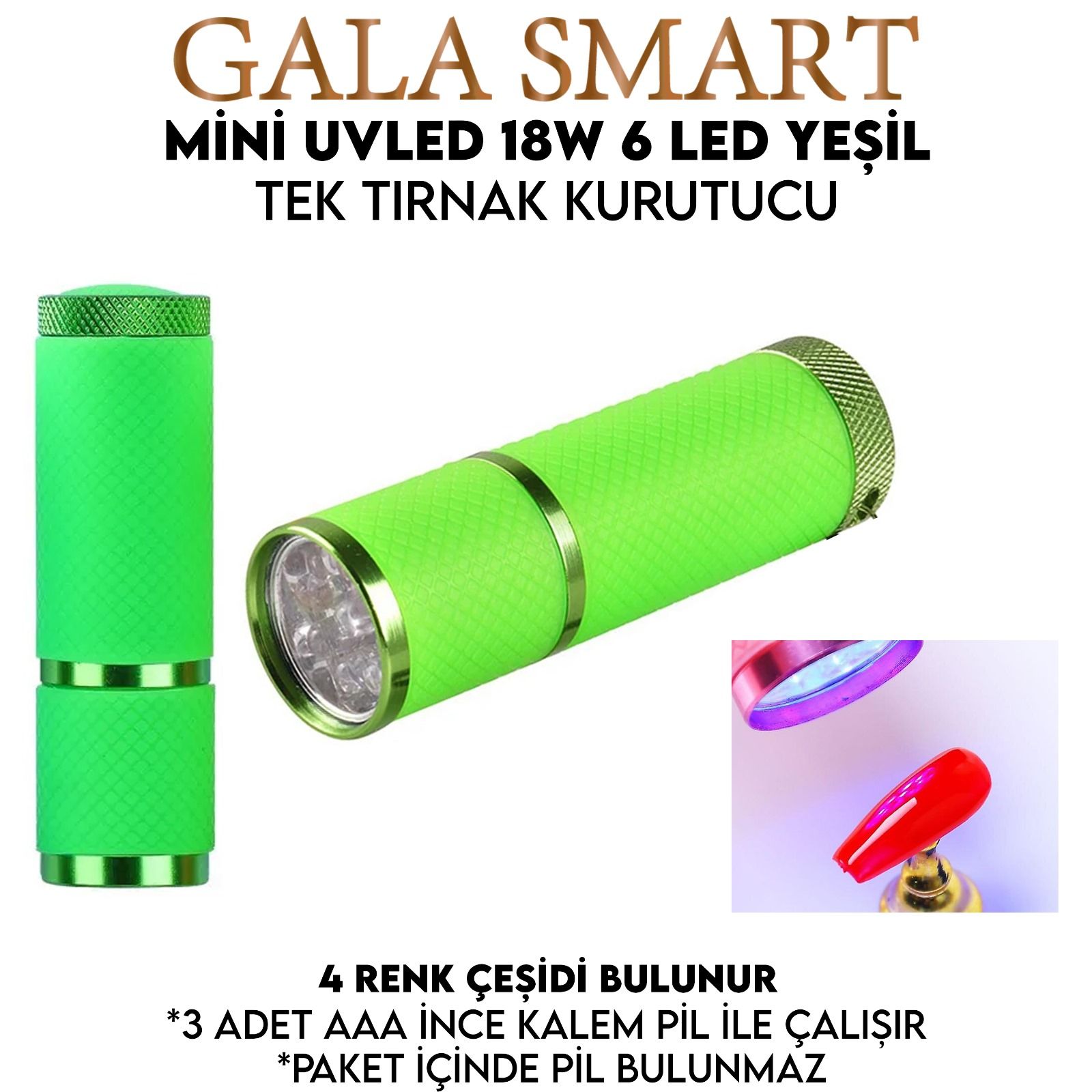 FENER UVLED KURUTUCU - RENK: YEŞİL