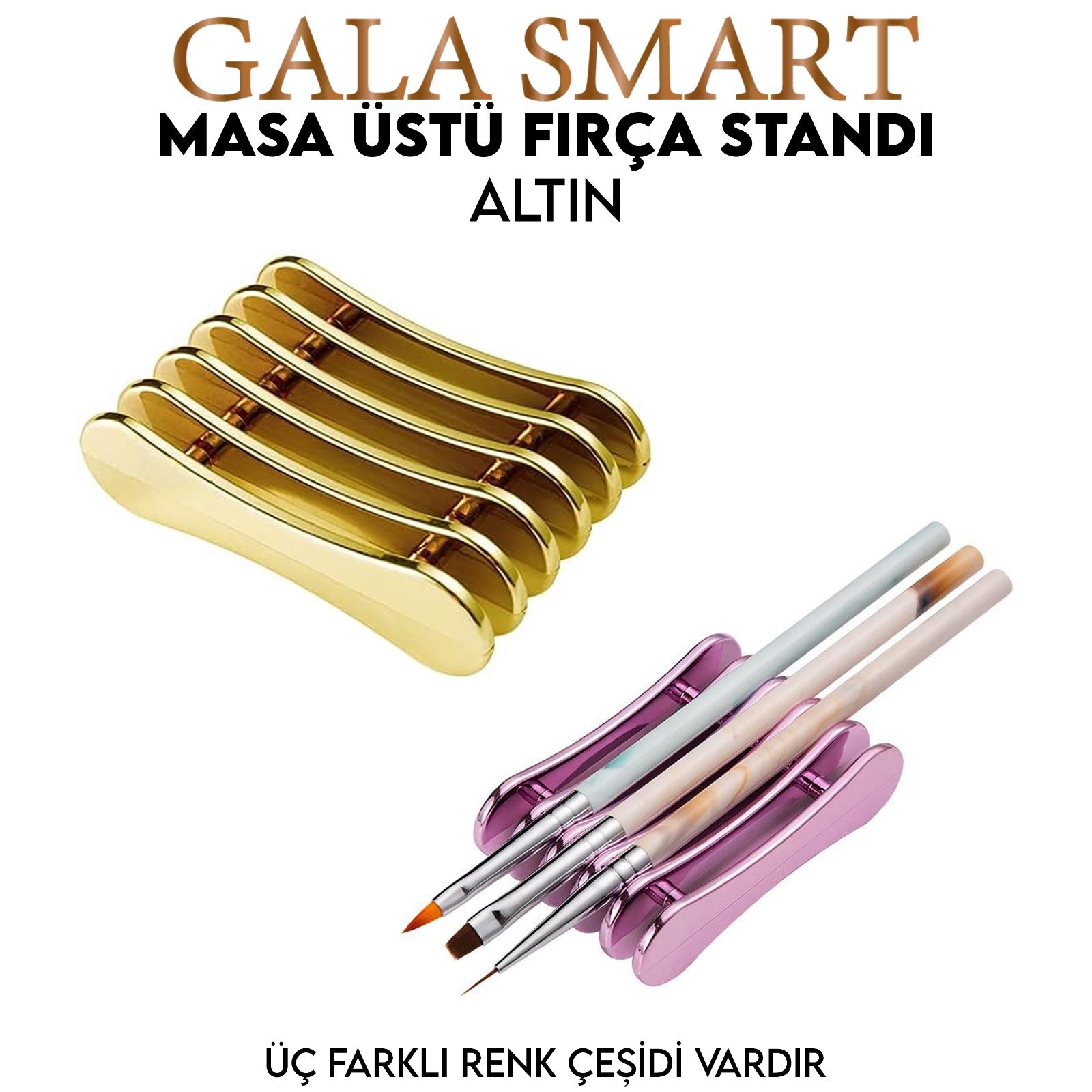 Fırça Stand - Altın