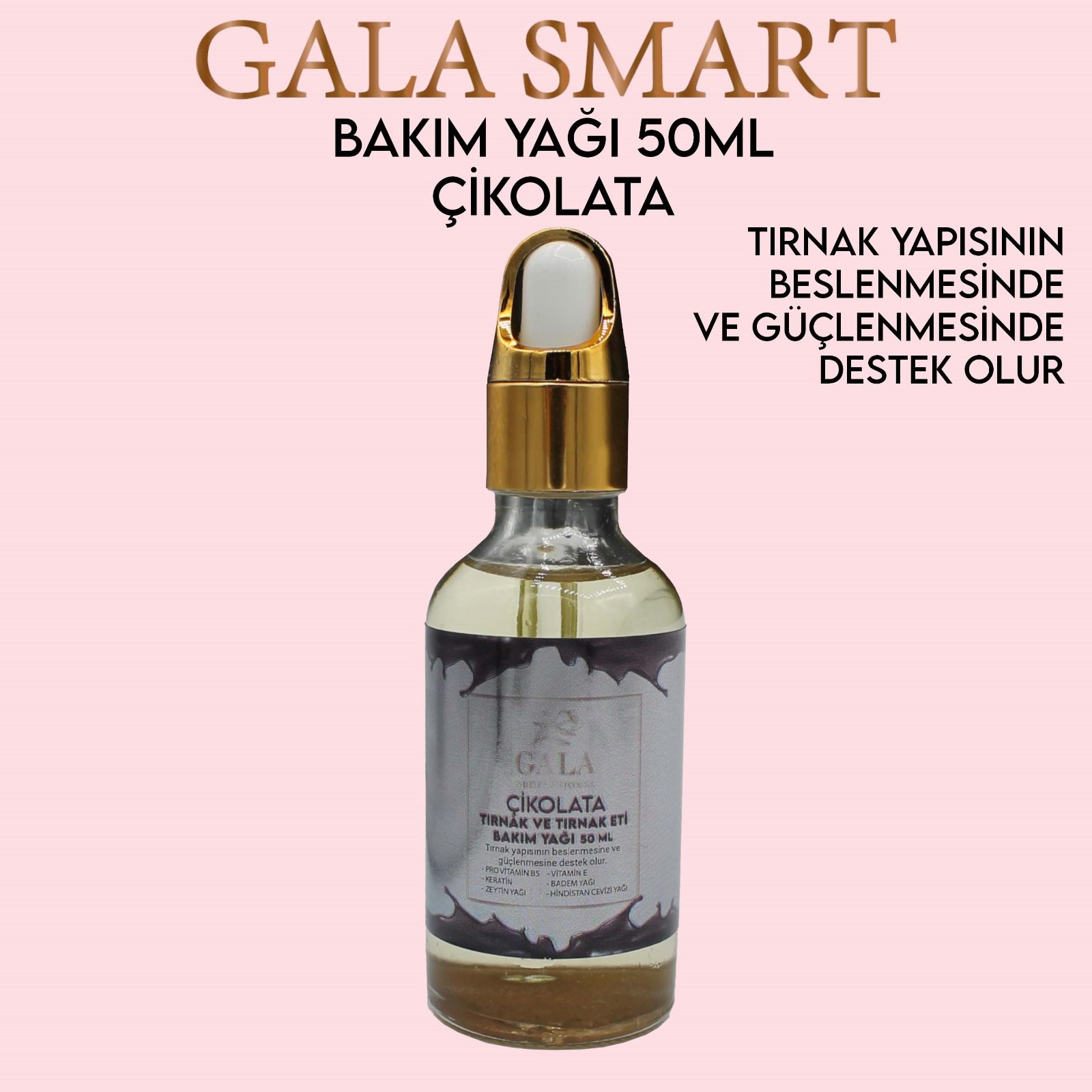 GALA TIRNAK BAKIM YAĞI 50 ML - ÇİKOLATA