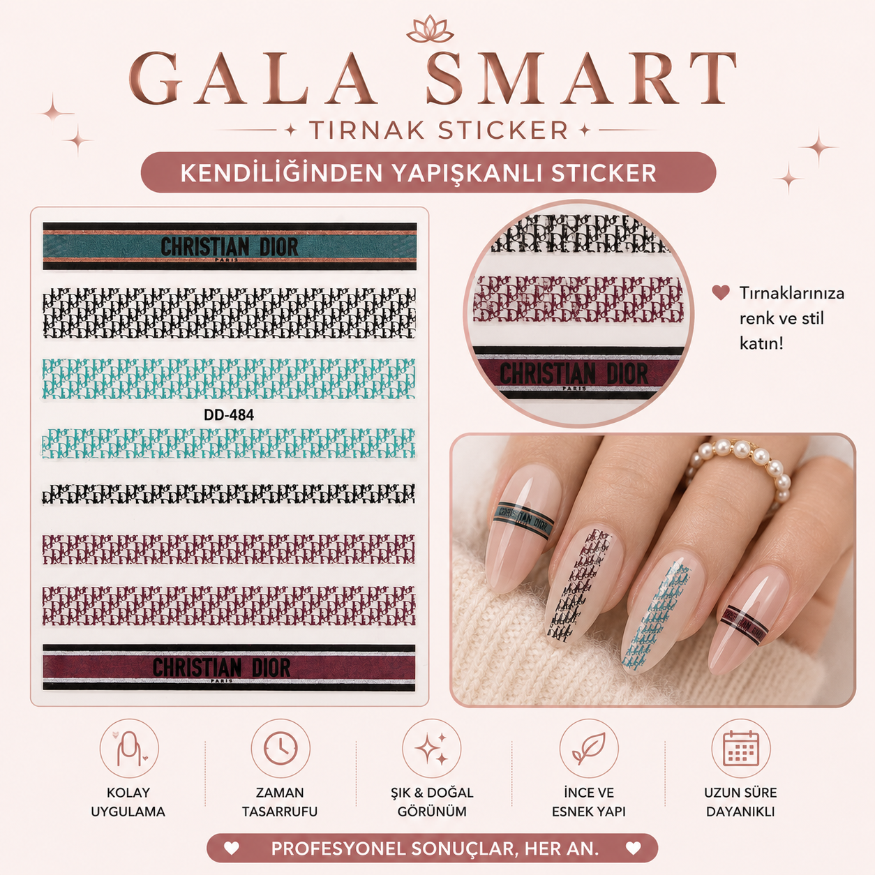 GALA PROFESSİONAL STİCKER DD-484
