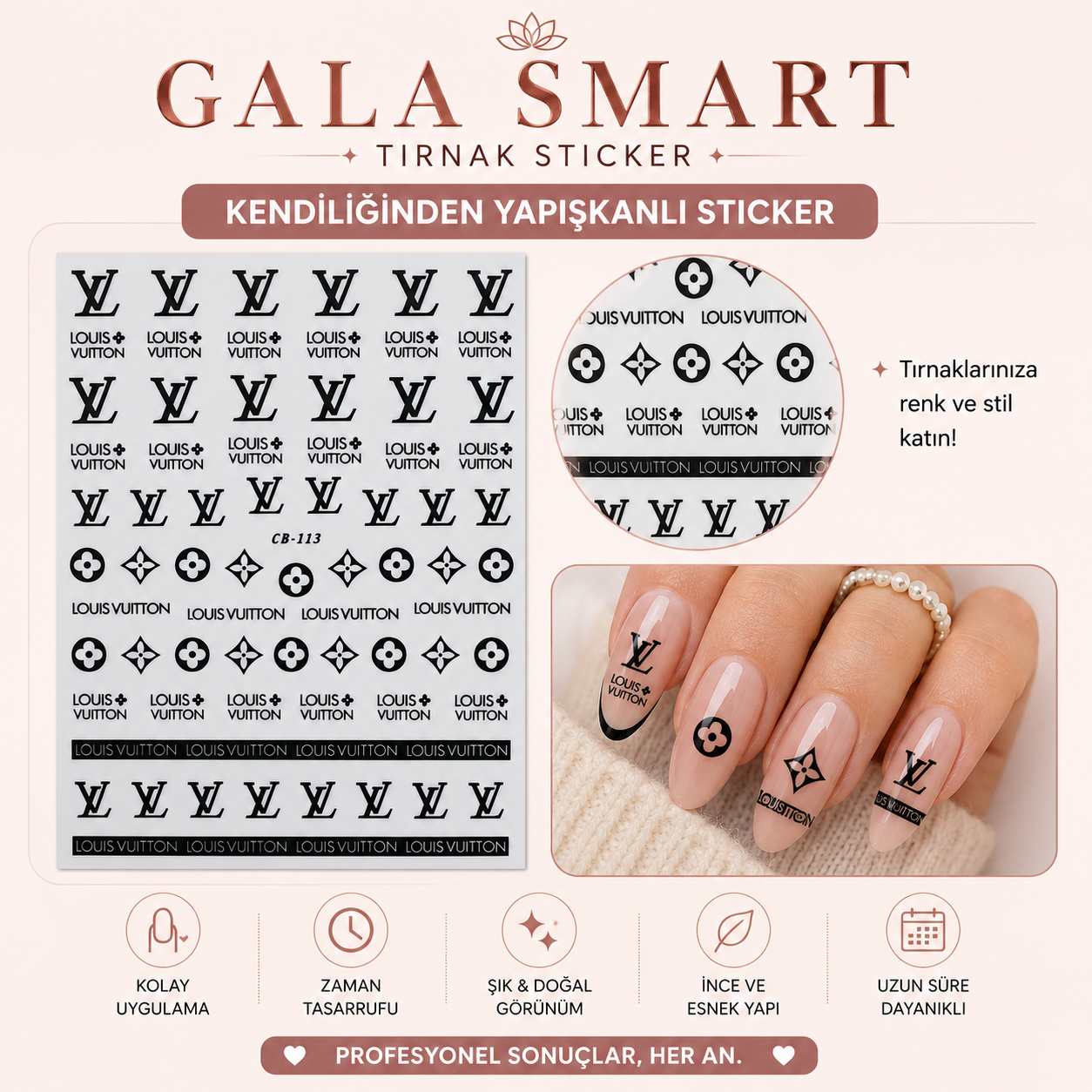 GALA PROFESSİONAL STİCKER CB-113