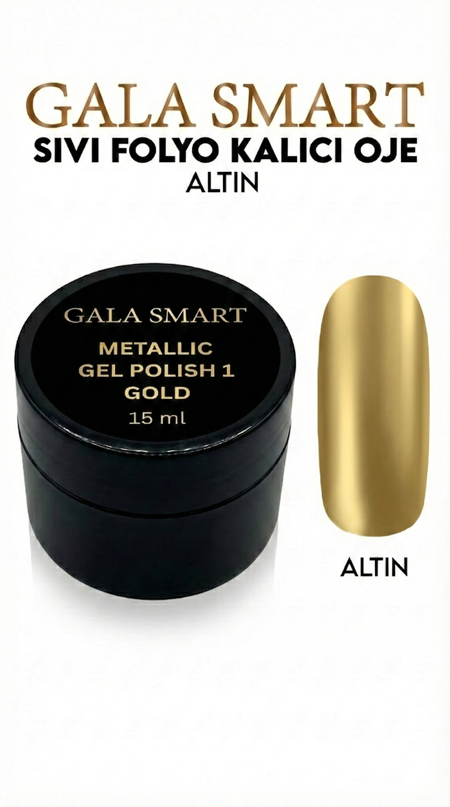 METALLİC OJE 15 ml - ALTIN